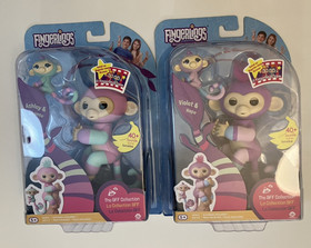 Lot 2 FINGERLINGS The BFF Collection NEW Ashley Chance Violet Hope Monkey WowWee