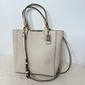 Coach Madison Mini North/South Tote Bag 29001 Parchment Saffiano Leder Handtasche - Bild 1 von 9