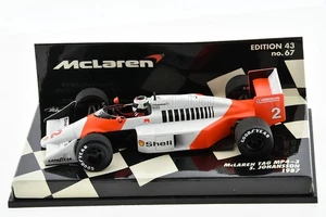 F1 McLAREN MP4/3 #2 S.JOHANSSON 1987 1/43 MINICHAMPS 530874302 - Picture 1 of 5