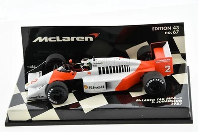 F1 McLAREN MP4/3 #2 S.JOHANSSON 1987 1/43 MINICHAMPS 530874302 - Image 1 of 4