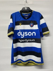 Men’s Macron Bath Blue Rugby Shirt Size XXL - Brand New - Picture 1 of 4