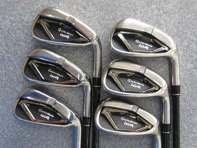 TaylorMade M4 Iron Set 6pcs 5-9,PW Fujikura ATMOS Red Carbon Flex S - Image 1 of 4