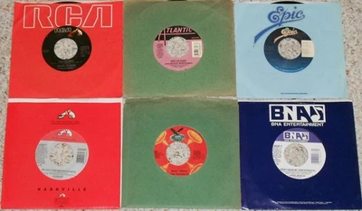 Lot of fifty-one 45 rpm country records (Buck Owens, Merle, etc.) FREE SHIPPING - Image 1 of 4