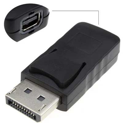 Mini Displayport Buchse Zu Displayport Stecker Video Konverter Adapter - Bild 1 von 4