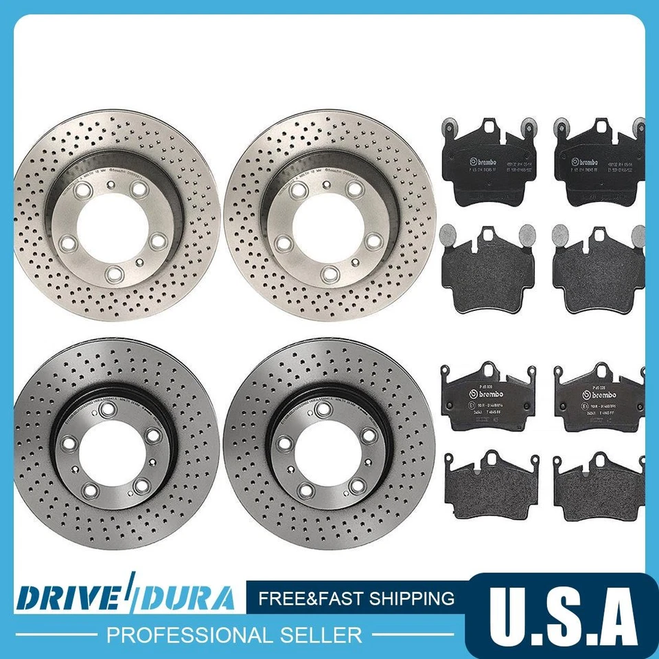 Pastillas de freno de disco delanteras y traseras para Porsche Boxster Foto 1 de 4