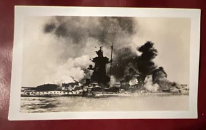 c1941 Pearl Harbor Navy Battleship Under Attack Photo - Picture 1 of 3