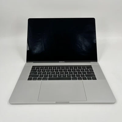 MacBook Pro 15 Touch Bar Silver Late 2016 2.6 GHz i7 16GB 256GB Very Good - Image 1 of 4