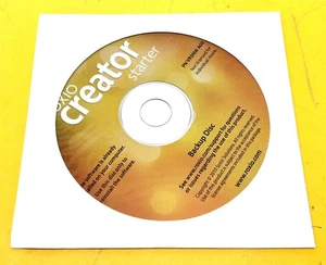 ⭐️⭐️⭐️⭐️⭐️ Roxio Creator Starter Backup Software CD Disc  - Picture 1 of 4