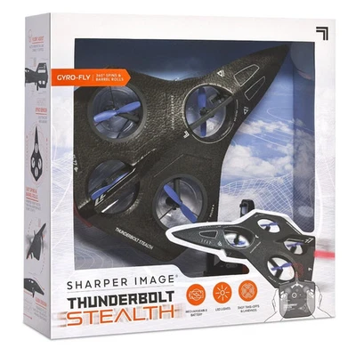 Sharper Image Thunderbolt Stealth Drone Gyro-Fly Rechargeable With Flight Assist - Image 1 of 4