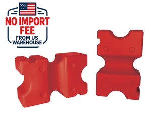 Schneiders Jump Blocks Pair Red 43138 Durable Lightweight Equestrian Training. - Picture 1 of 1