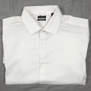 NWOT Van Heusen Slim Fit Stretch Dress Shirt XL 17-17.5 4/5 White Spread Collar - Picture 1 of 10
