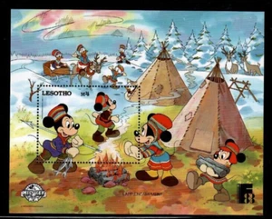Lesotho 1988 - Disney Finlandia - Souvenir Stamp Sheet - Scott #648 - MNH - Picture 1 of 1