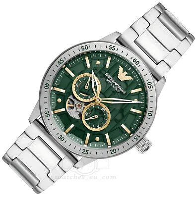 RELOJ EMPORIO ARMANI ESFERA VERDE PARA HOMBRE MECCANICO MARIO AR60053 NUEVO EN CAJA Foto 1 de 4