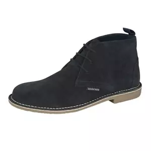 Herren Wüstenstiefel Chukka Stiefel Knöchel Echtwildleder Smart Formal Komfort Sohle - Bild 1 von 5