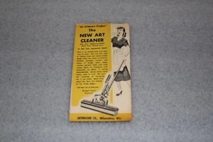 1940 ARTMOORE PRODUCT THE NEW ART CLEANER FULL TIME MECHANICAL MAID MOP BROCHURE - Picture 1 of 3