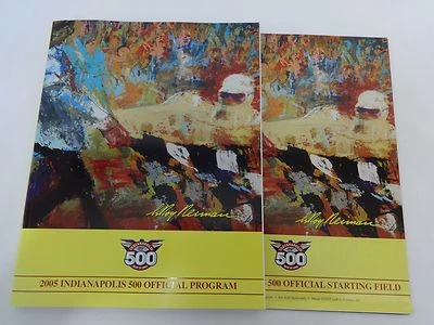 2005 Indianapolis 500 Souvenir Program Event 89th Running w/Line-up Insert - Image 1 of 4