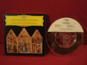 LEOS JANACEK M'SA GLAGOLSKAJA VERY RARE DGG+INSERT AMPEX 7 1/2 IPS REEL TO REEL - Picture 1 of 3
