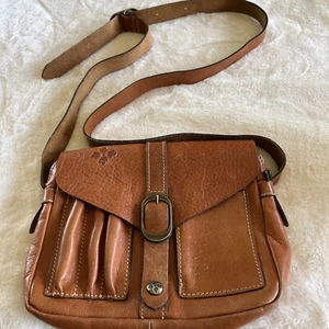 Patricia Nash rot Leder kleine verstellbare Umhängetasche Handtasche Handtasche - Bild 1 von 7