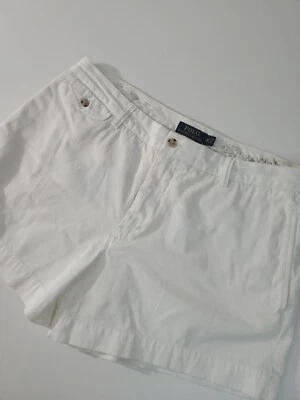 Polo By Ralph Lauren Women's Casual Chino Shorts, White, 12 - Image 1 of 4