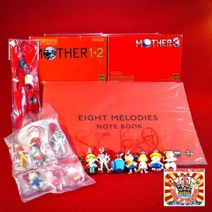 Lot 2 Set GBA Mother 1 2 3 Nintendo Game Boy Advance w/Strap Figure Japan JP 1+2 - Picture 1 of 19