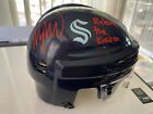 Morgan Geekie Seattle Kraken Signed Mini Helmet W Release The Kraken Inscrption