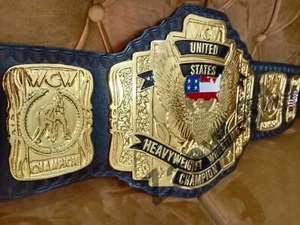 W/C-W US UNITED State HeavyWeight Wrestling Championship Belt Replica Adult Size - Picture 1 of 6