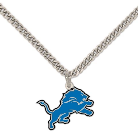 Detroit Lions Wincraft NFL Necklace With 18" Chain & Charm FREE SHIP Cover