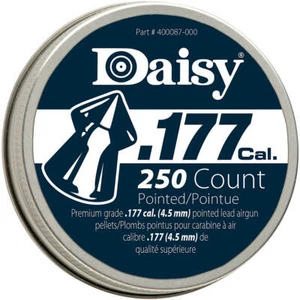 DAISY PrecisionMax 250 Count POINTED 4.5mm .177 Caliber Pellets Hunting Target - Picture 1 of 2