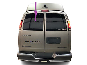 Fits: 1996-2022 Chevrolet Express Van Driver Left Rear Back Glass Window Movable