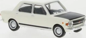 Brekina 1:87 Scale Fiat 128 White/Black 1969 - Picture 1 of 1