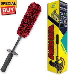 Premium Microfiber Wheel Brush | Soft Non-Metallic Rim Cleaner & Wheel Brush | 1 - Picture 1 of 8