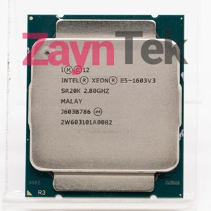 Intel Xeon E5-1603 v3 Quad Core CPU Processor 2.80GHZ 10M 140W LGA2011 (SR20K) - Picture 1 of 4