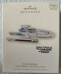 U.S.S. Reliant Star Trek II: L'ira di Khan Hallmark Keepsake Ornament 2008 - Foto 1 di 6