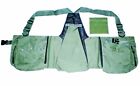 Falconry Vest, Hunting, Hawking, Bird Handling Codura Vest (L &amp; XL)(Green)