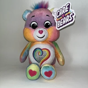 2022 Care Bears Togetherness Bear One of a Kind! Glitter Belly 9" - Picture 1 of 9