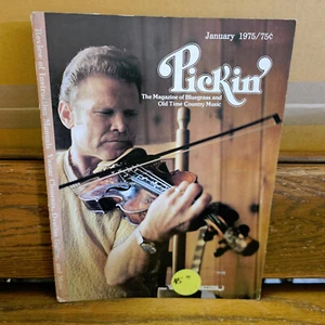 Vassar Clements Rare Pickin Magazine 1975  MAGAZINE ovation Guitar  volume 1 #12 - Picture 1 of 3