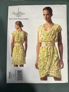 Vogue American Designer Sewing Pattern V1343 Tracy Reese Dress Size 16- 24 UNCUT - Picture 1 of 2