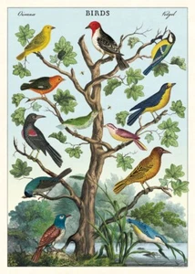 Cavallini & Co. Póster Birds in a Tree, papel de archivo, mate - Imagen 1 de 3