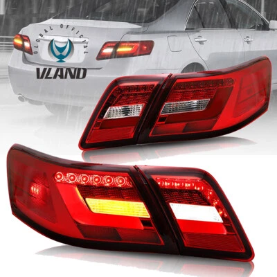 Luzes traseiras de LED vermelhas claras para Toyota Camry XV40 Gen Sedan 2006-2011 - Imagem 1 de 4