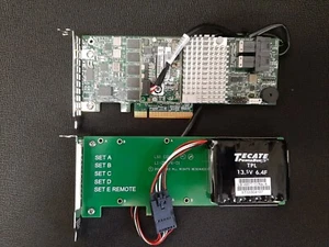 Supermicro AOC-S3108L-H8IR 2GB 8-Port SAS3 RAID Card w/LSICVM02 CacheVault LP - Photo 1/1