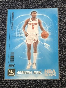 2020-21 NBA Hoops Immanuel Quickley Arriving Now Rookie RC #SS-2 Knicks
