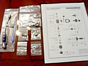 SCUBAPRO MK-5 or MK-10 Viton Rebuild Kit 27 pieces including H.P. Seats, Filter. - Picture 1 of 8