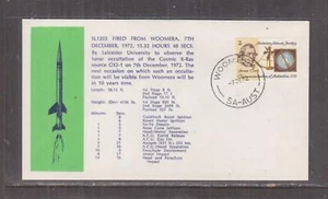 AUSTRALIA, 1972 WOOMERA ROCKET RANGE, SL 1202 LAUNCH cover. - Picture 1 of 1