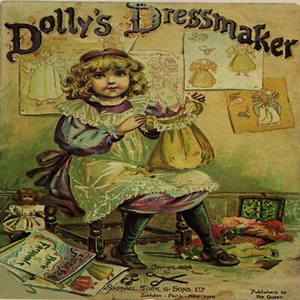 9" Dolly's Dressmaker Doll Clothes Pattern Antique c. 1896 - Picture 1 of 4