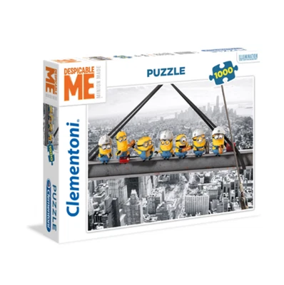 Clementoni 39370 Despicable Me 3 Minions atop a skycraper 1000 Piece Puzzle NEW - Image 1 of 4