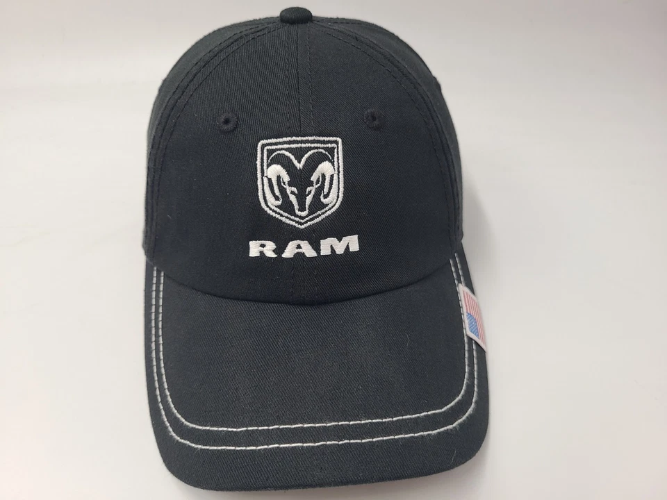 Dodge Ram Bandera Americana Correa Ajustable Gorra Algodón Papá Hombres Mujeres Negro Foto 1 de 4