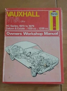 Haynes Vauxhall Viva HC Series, Saloon & Estate 1970-1979 Owners Workshop Manual - Picture 1 of 8