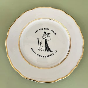 Dinner Plate SYRACUSE, Cornell Univerity,  Hotel Ezra Cornell 56 LET SHOW BEGIN - Picture 1 of 9
