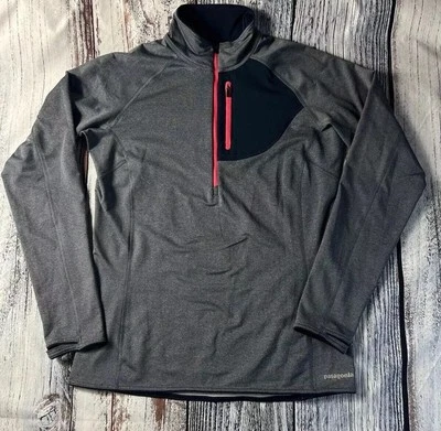 Patagonia Women’s 1/4 Zip Thermal Medium Speedwork Grey Style 24245 *Read Desc - Image 1 of 4