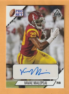 Vavae Malepeai USC Trojans AUTO 2022 Leaf Pro Set Mililani Hawaii - Image 1 of 2